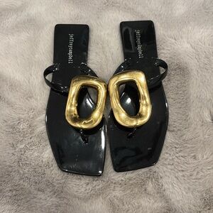 Black Jeffrey Campbell sandals